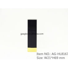 Fashionable&Elegant Aluminum Quadrate Lipstick Tube Container AG-HL8167, cup size12.1/12.7,Custom color